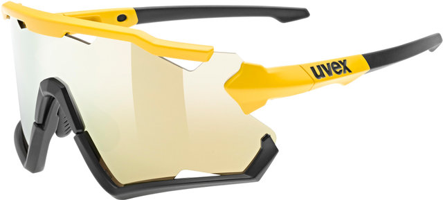 uvex sportstyle 228 Sports Glasses - sunbee-black matt/mirror yellow