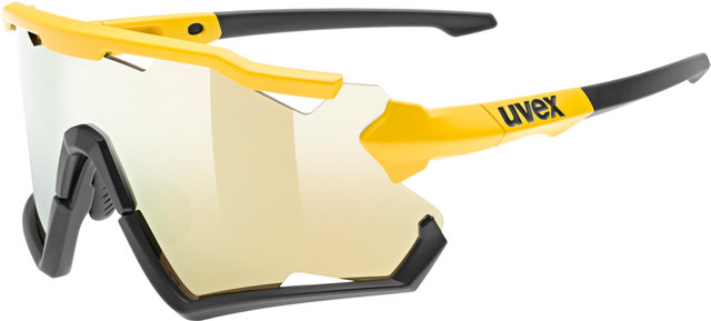 uvex sportstyle 228 Sportbrille - sunbee-black matt/mirror yellow