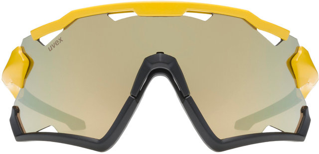 uvex sportstyle 228 Sports Glasses - sunbee-black matt/mirror yellow