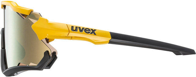 uvex sportstyle 228 Sportbrille - sunbee-black matt/mirror yellow