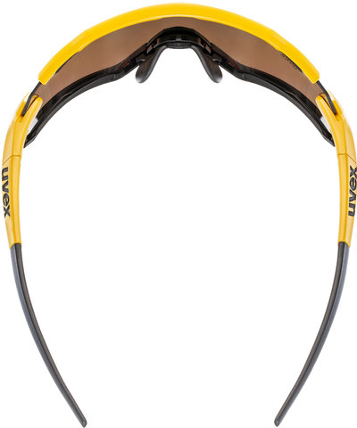 uvex sportstyle 228 Sportbrille - sunbee-black matt/mirror yellow