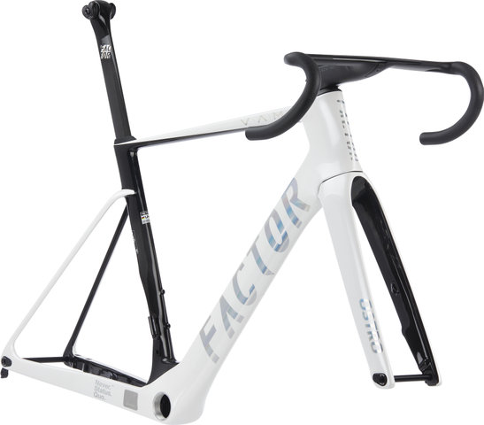Factor Kit cuadro OSTRO V.A.M. Disc T47a SRAM DUB pearl white-chrome Carbon - pearl white-chrome/54 cm, 110 mm x 38 cm, SB 0 mm