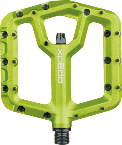 Xpedo TRIDENT Plattformpedale - lime green | 114 mm | 109 mm