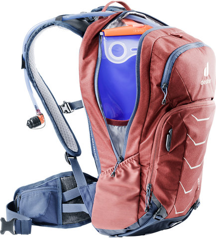 deuter Attack 16 Protektorenrucksack - redwood-marine/16 Liter