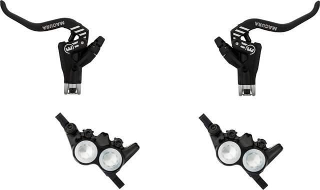 Magura Set de Freins à Disque av+arr MT5 eSTOP Carbotecture - black-mystic grey anodized | Ensemble | Flip-Flop (non spécifique au côté)