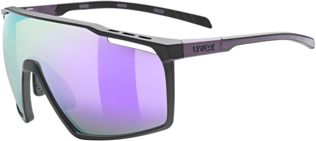 mtn perform Sports Glasses - black-purple matt/mirror purple