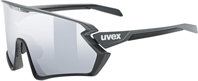 uvex sportstyle 231 2.0 Sports Glasses - black-grey matt/mirror silver