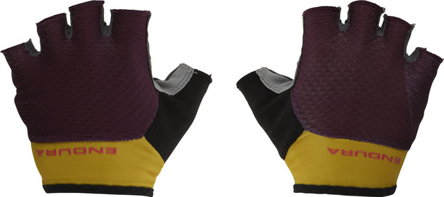 Endura Xtract Lite Women's Half-Finger Gloves - aubergine/L