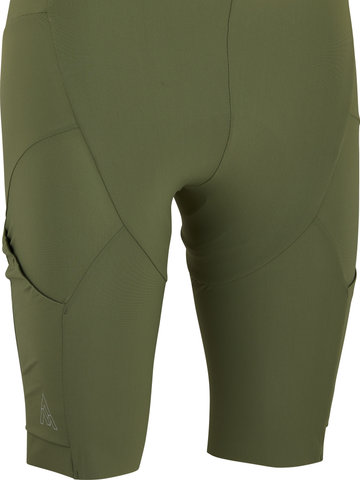 7mesh Culotes cortos con tirantes MK3 Cargo Bib Short - thyme/M