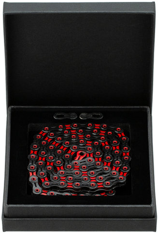 KMC DLC10 Kette 10-fach - black-red/10 fach