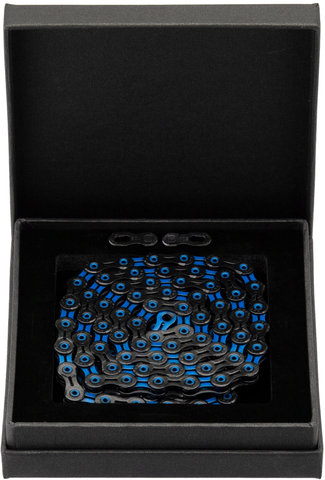 KMC DLC10 10-speed Chain - black-blue/10-speed