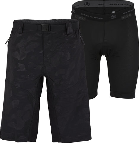 Endura Pantalones cortos Hummvee Shorts con pantalón interior - black camo/M