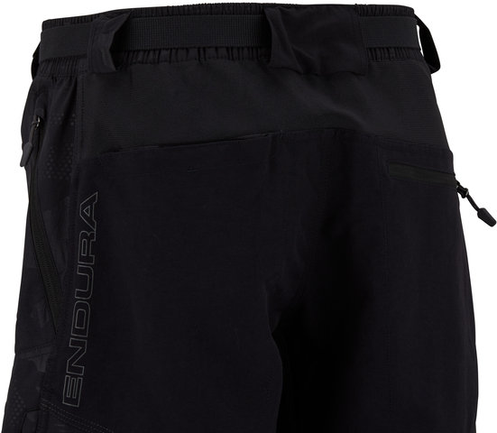 Hummvee Shorts mit Innenhose - black camo/M