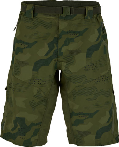 Pantalones cortos Hummvee Shorts con pantalón interior - tonal olive/M