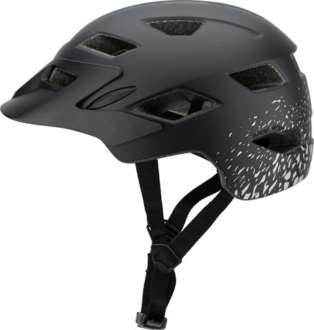 Sidetrack Child Kinderhelm - fragments mat black-silver/47 - 54 cm