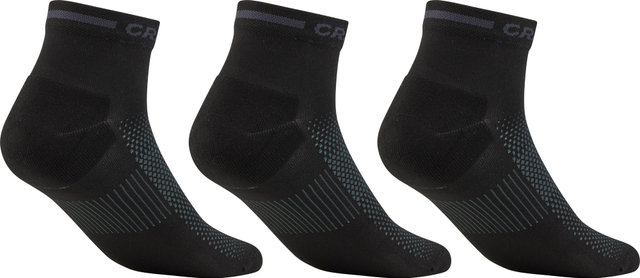 Craft Core Dry Mid Socken 3er-Pack - black/40-42