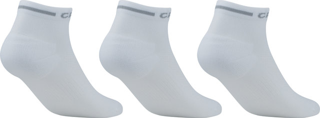 Craft Calcetines en paquete de 3 pares Core Dry Mid - white/40-42