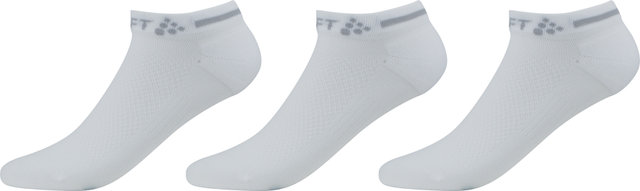 Core Dry Shaftless Socks 3-Pack - white/40-42