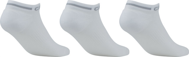 Core Dry Shaftless Socks 3-Pack - white/40-42