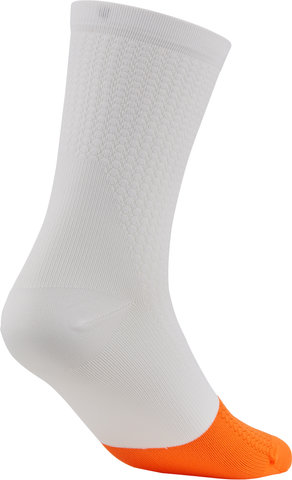 POC Flair Socks - hydrogen white-zinc orange/40-42