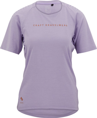 Craft Maillot para damas Adv Gravel S/S Tee - lavender-melange/S