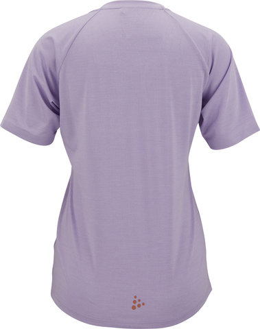 Craft Maillot pour Dames Adv Gravel S/S Tee - lavender-melange/S