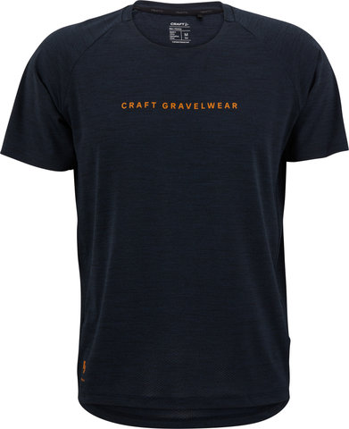 Adv Gravel S/S Tee Jersey - black-melange/M