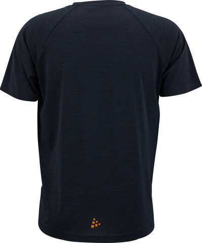 Adv Gravel S/S Tee Jersey - black-melange/M