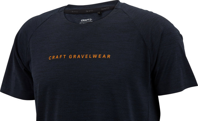 Craft Maillot Adv Gravel S/S Tee - black-melange/M