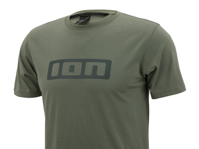 ION Maillot Logo S/S DR - sea grass/S