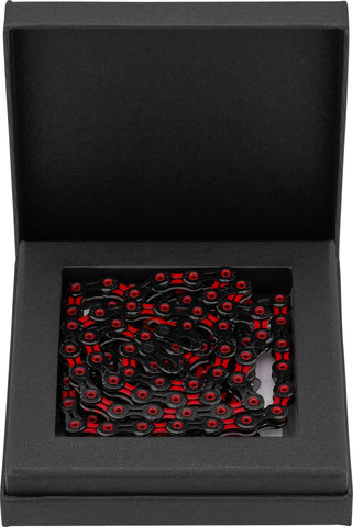 KMC DLC11 11-speed Chain - black-red/11-speed