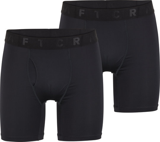 Craft Calzoncillos en paquete de 2 Core Dry Boxer 6-Inch - black/M