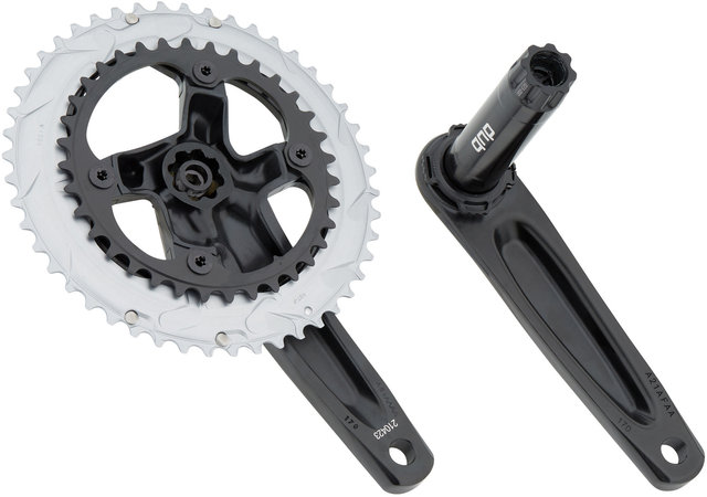 SRAM Rival DUB 2x12-fach Powermeter Kurbelgarnitur - black/170,0 mm 35-48