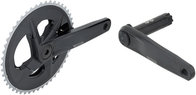 SRAM Juego de bielas c. potenciómetro Rival DUB 2x12 velocidades Powermeter - black/170,0 mm 35-48