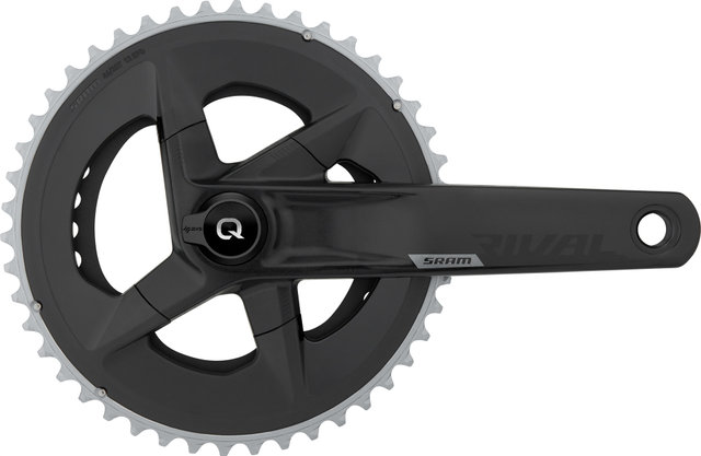 SRAM Juego de bielas c. potenciómetro Rival DUB 2x12 velocidades Powermeter - black/172,5 mm 33-46