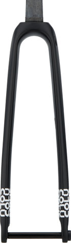 Columbus Fourche Futura Gravel Carbone - mat black/1 1/8" - 1 1/4" tapered/28"/Axe Traversant 12 mm/100 mm/47 