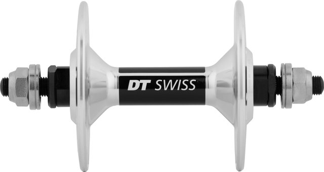 DT Swiss Moyeu Avant 370 Track - argenté-noir/10 x 100 mm / 20 trous