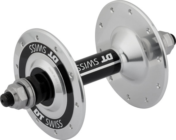 DT Swiss 370 Track VR-Nabe - silber-schwarz/10 x 100 mm / 20 Loch