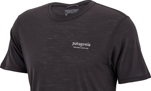 Camiseta Capilene Cool Merino Graphic S/S Shirt - heritage header-black/M