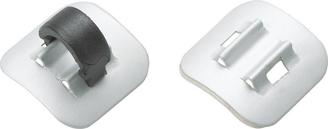 Jagwire Stick-On Aluminium Cable/Hose Mount - silver Jagwire Stick-On Aluminium Cable/Hose Mount - silver