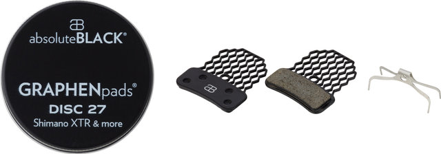 absoluteBLACK Plaquettes de Frein GRAPHENpads Disc pour Shimano - organique - aluminium/SH-012