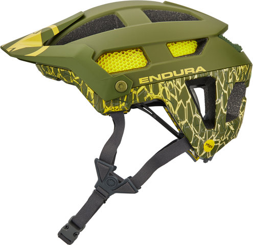 SingleTrack MIPS Helm - olive green/55 - 59 cm