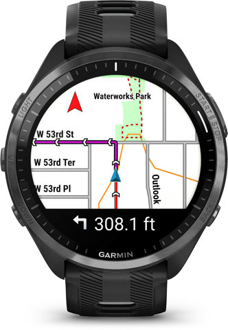 Garmin Forerunner 965 GPS Running & Triathlon Smartwatch - blanco piedra-titanio-blanco piedra-gris claro/universal