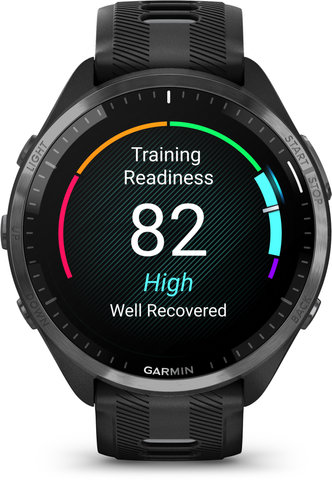 Garmin Forerunner 965 GPS Running & Triathlon Smartwatch - black-carbon grey-black-light grey/universal