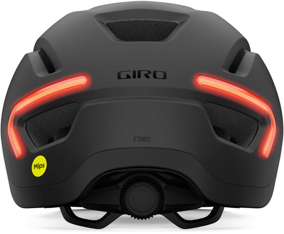 Ethos MIPS Shield LED Helmet - matte black/55 - 59 cm