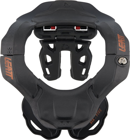 Leatt Protector de cuello Neck Brace 6.5 Carbon - black/S/M