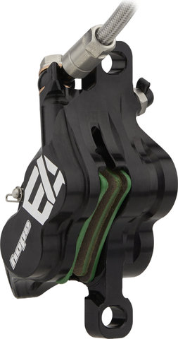 Hope Tech 4 E4 v+h Set Scheibenbremse mit Stahlflexleitung - black-black/Set/links/rechts (seitenspezifisch)