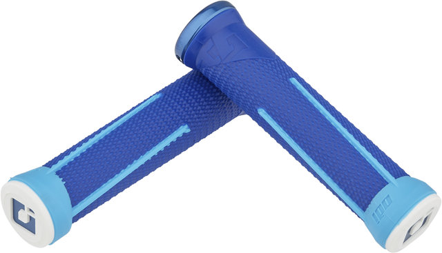 ODI Puños de manillar AG-1 MTB Lock-On - brt blue-light blue/135 mm