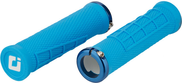 ODI Poignées Elite Flow Lock-On 2.1 - cyan blue/130 mm