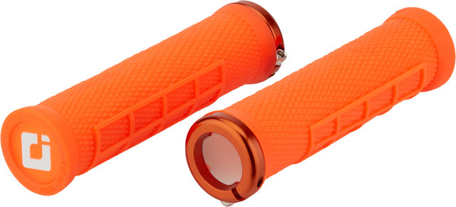 Puños de manillar Elite Flow Lock-On 2.1 - fluorescent orange/130 mm